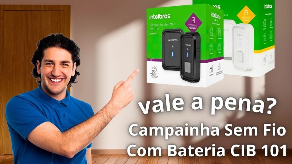 Campainha Sem Fio Com Bateria CIB 101 funciona mesmo